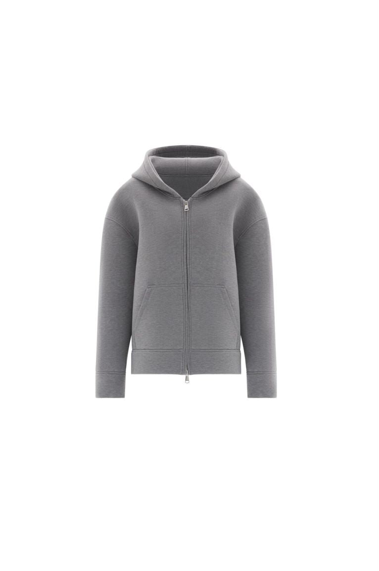 women's hooded sweatshirt jacket